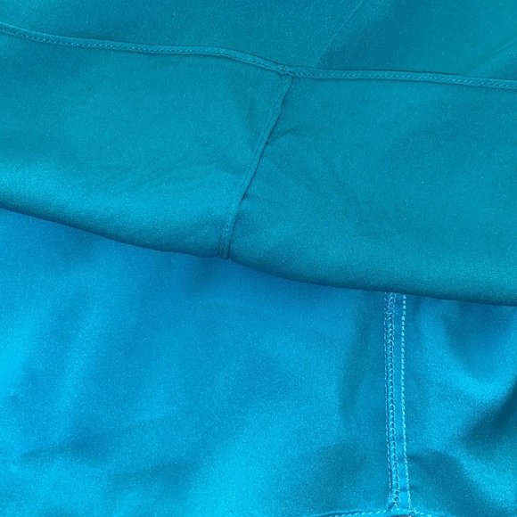 Milly Silk Leather Strap Flyaway Aqua Blue Tank Top Camisole - XS - Picture 10 of 15